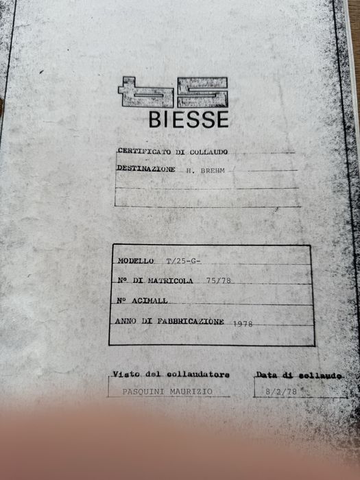 Furadora de mobiliario carpintaria biesse