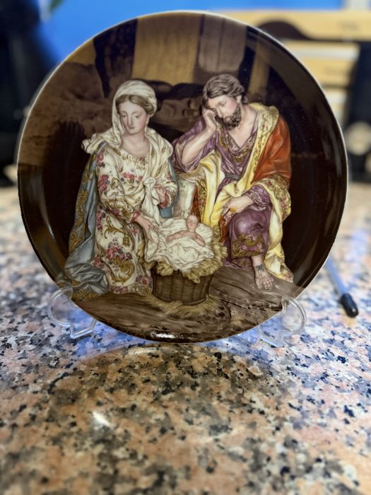 Prato decorativo catolico