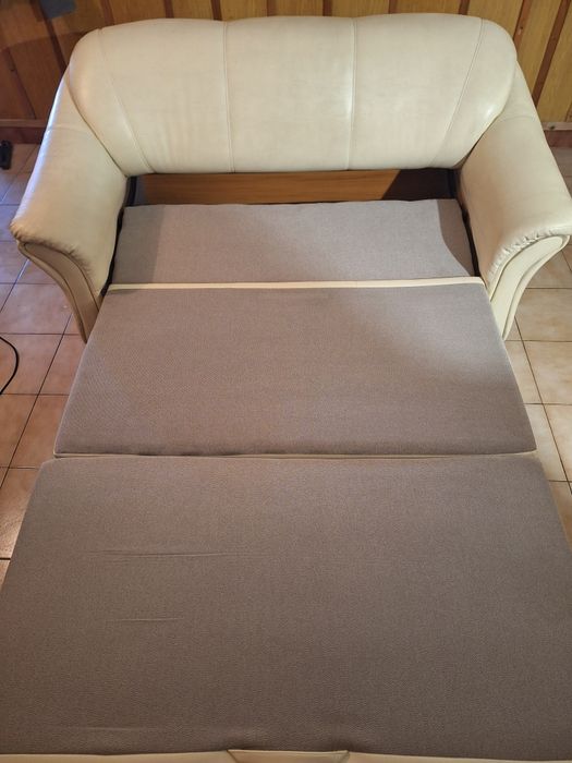 sofa skórzana rozkladana