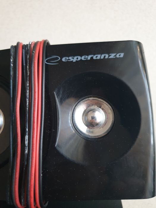 Dwa głośniki Esperanza do wieży