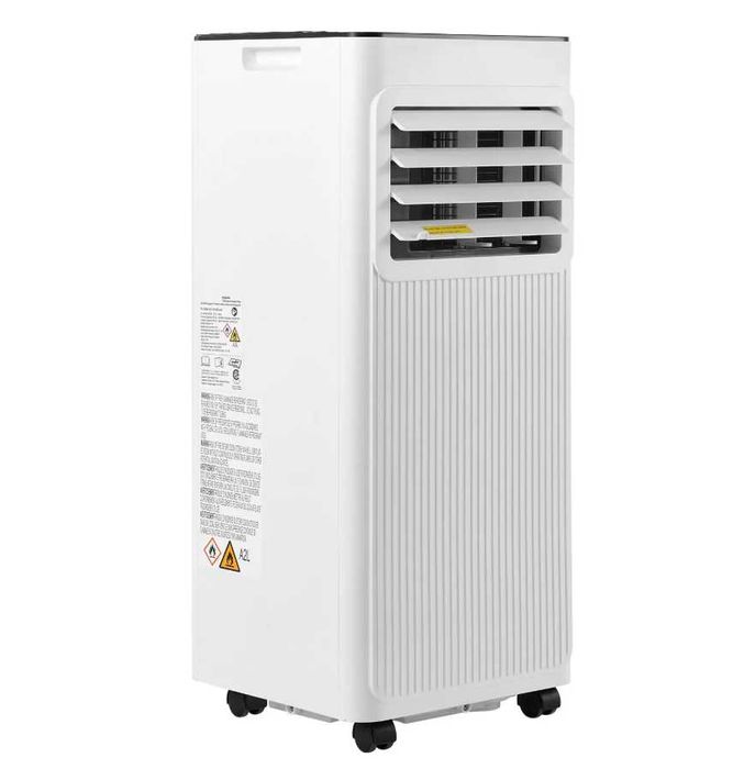 Ar condicionado portátil 9000 BTU, unidade de frio vertical 3 em 1 controlo remoto modos de frio/desumidificação/ventilador