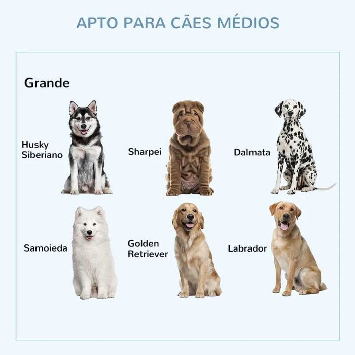 Gaiola de Metal c/rodas para Cães de Grande porte - 92x62x75cm - Preto