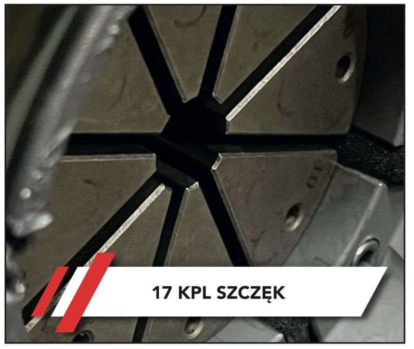 Zakuwarka do węży hydraulicznych  Hydflex NF-50A + 17 KPL szczęk
