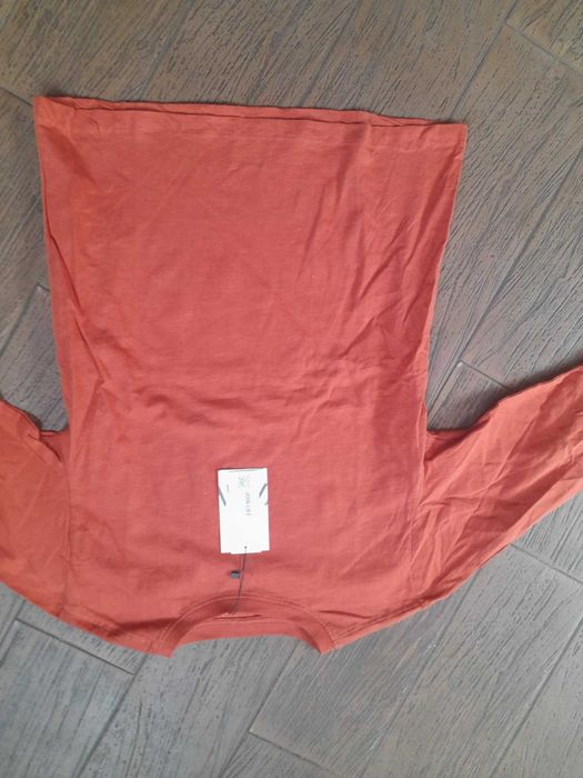 nowa bluzka ZARA r.152 pomarańcz, cegła