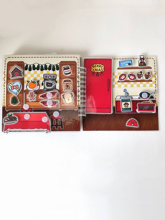 Тока Бока, Toca Boca новорічна книжечка на липучках