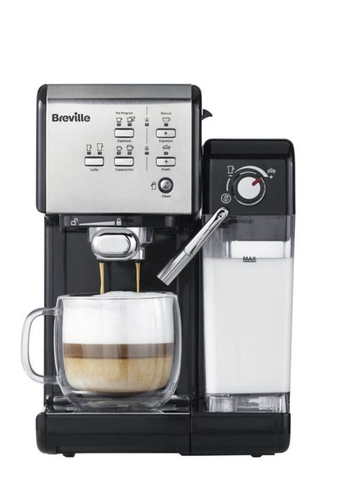 Ekspres do kawy kolbowy Breville Prima Latte II Srebrny VCF108X
