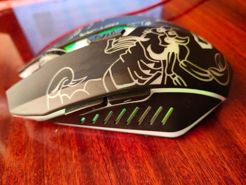 Игровая мышь Gemix W-120 USB Black c подсветкой и скорпионом