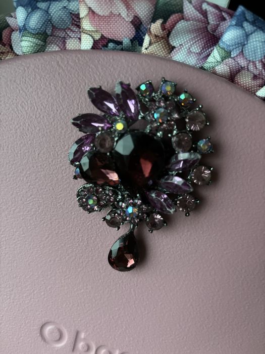 Guzik biżuteryjny z łezką do torebki obag o bag moonlight