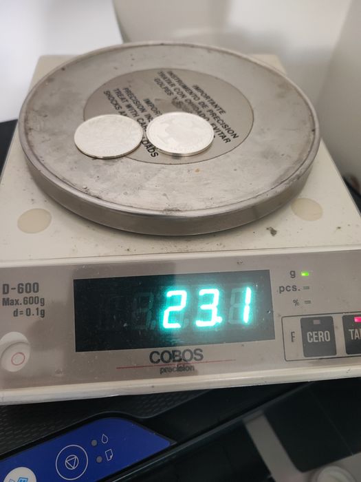 Lote medalhas 23.1gr prata 925