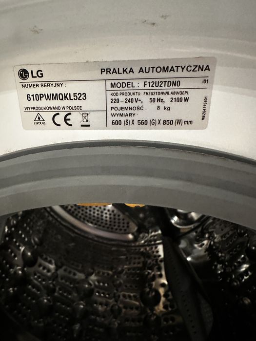 Pralka LG model ABWQEPL