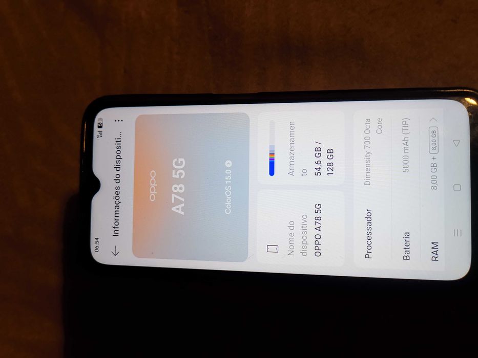 Smartphone OPPO A78 5G