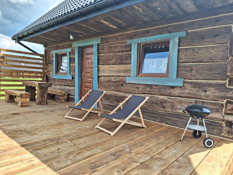 Drewniany domek na odludziu  Domki z Bali Ciche Marzenie Bieszczady