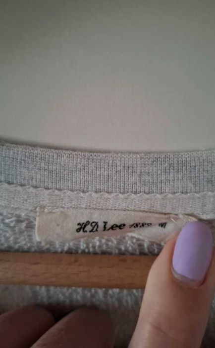 Lee bluza beżowa r.M szara