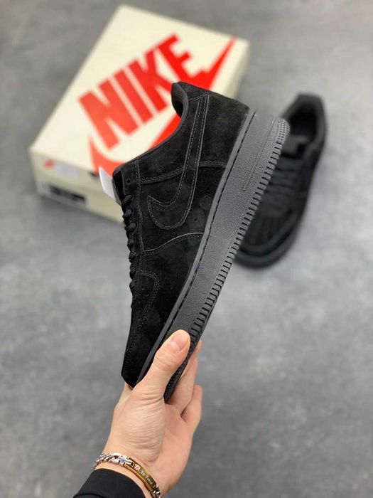 (БЕЗ ПЕРЕДОПЛАТИ) Nike Air Force Low x Supreme Black найк супрім чорні