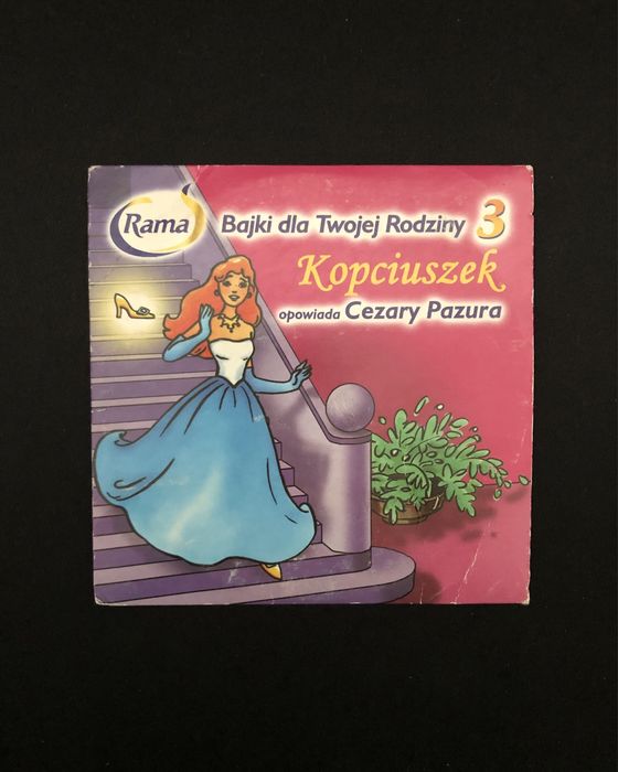 Bajka dla dzieci - Kopciuszek - opowiada Cezary Pazura. Płyta CD