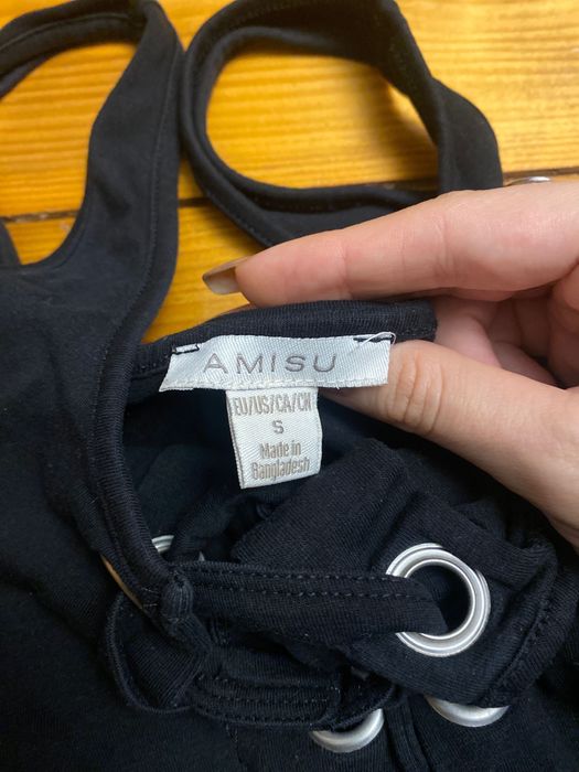 женское боди черное