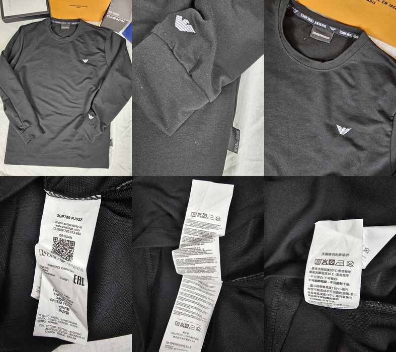 S- XXXL Premium Longsleev ralph lauren armani Longi Wyszywane long HIT