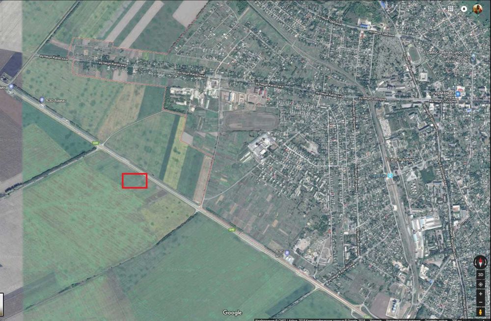 Продаж земельної ділянки комерційного призначення, площа 96 соток