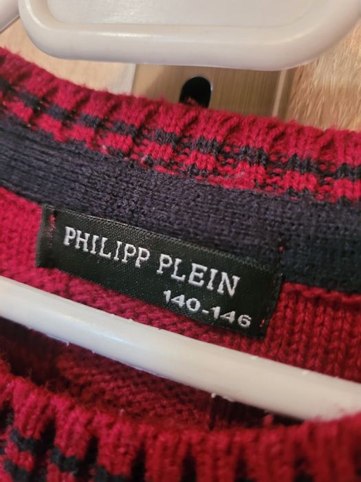 Philipp plein sweterek bordowy