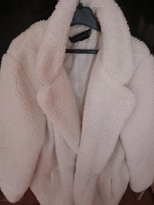 Шубка Тедді біла