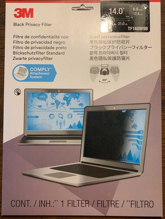 Filtr Prywatyzujący do notebooków 14" Firmy 3M