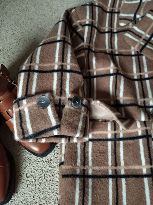 пальто полупальто  кокон новое