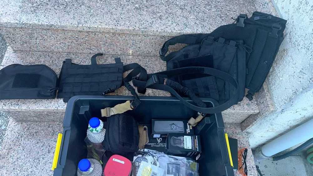Kit Airsoft M4 TITAN 2 , Traçer  , CAIXA E PROTEÇOES