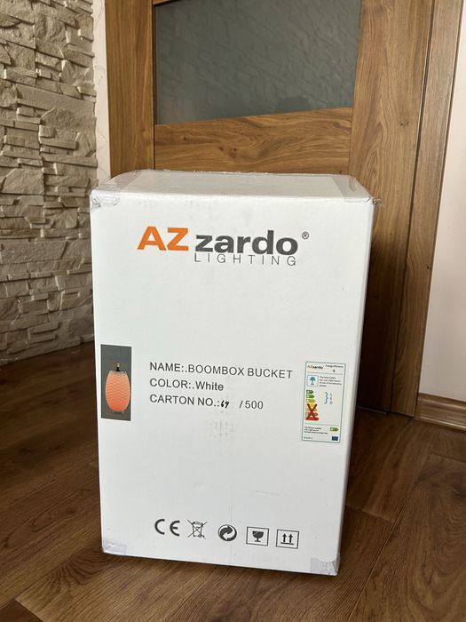 Lampa stojąca boombox bucket rgbw z pilotem