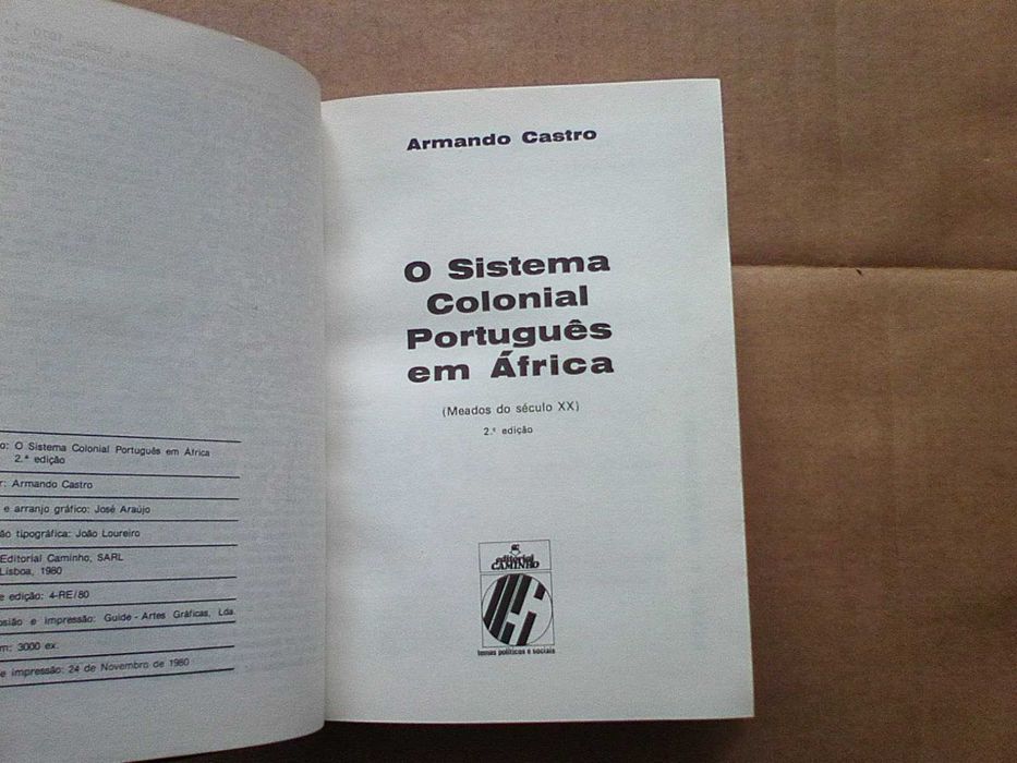O Sistema Colonial Português em África
