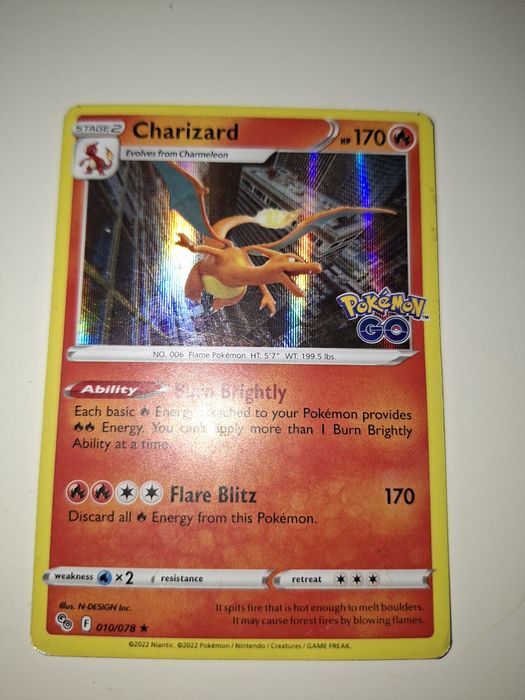 Karta pokemon charizard