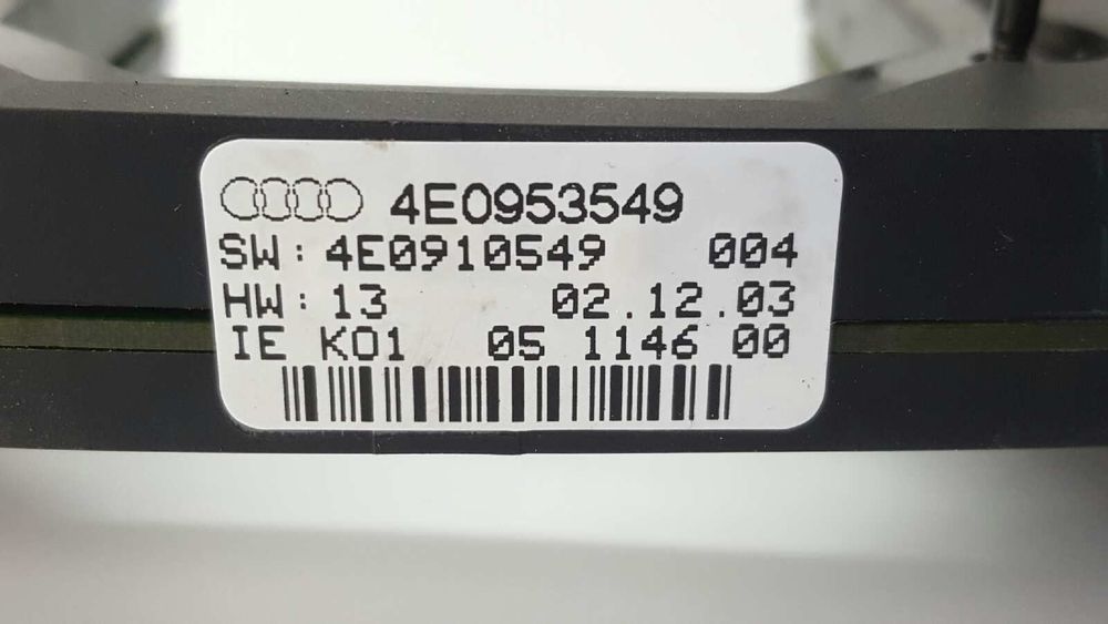 CENTRALINA DAS LUZES AUDI A8 (4E2) 4.0 TDI QUATTRO