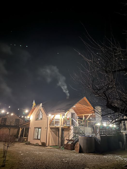 Будиночок в Карпатах з чаном / Проживання Котедж / Драгобрат Буковель