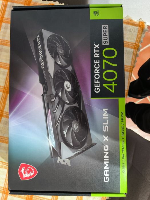 MSI RTX 4070 SUPER Gaming x Slim – Como Nova – Garantia – Nunca Minero