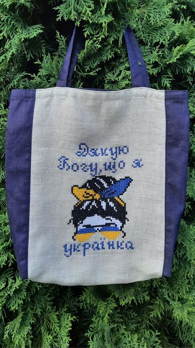 Сумка - шопер ручна вишивка