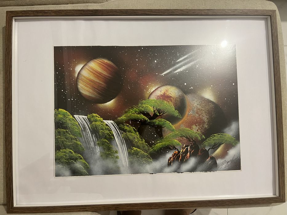 Quadro a oleo c/Moldura