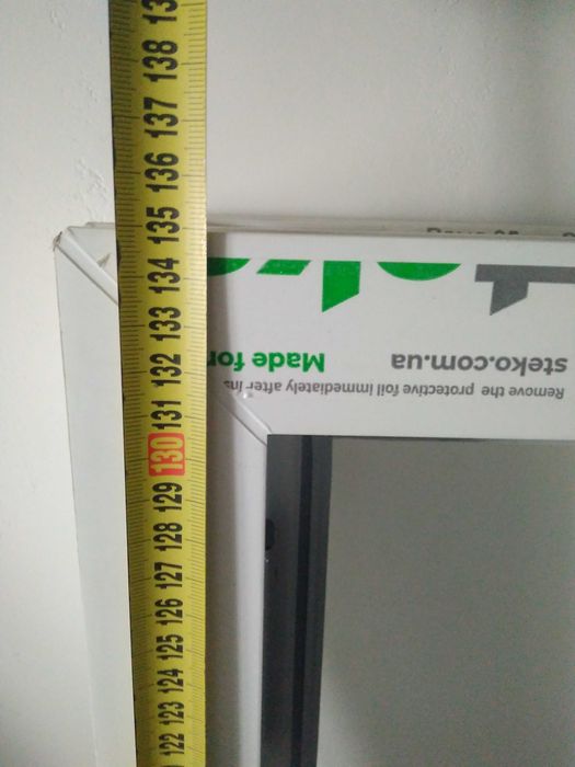 Окно.Высота 135 см, длина 188 см. Состояние новое (не использовалось)