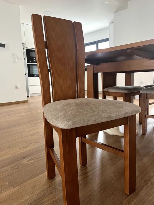 Mesa Jantar Extensível com 4 Cadeiras
