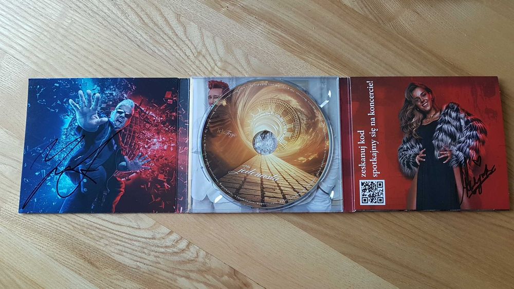 Płyta cd, Ich troje, autograf