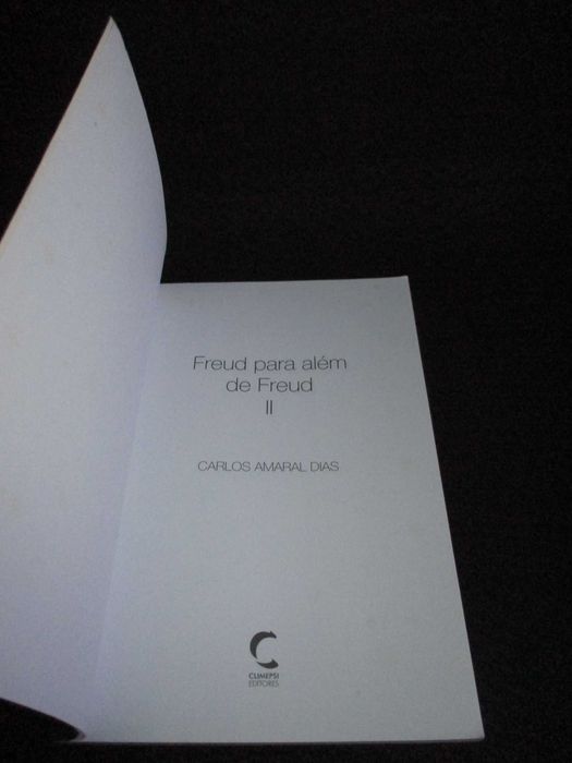 Livro Freud para Além de Freud Carlos Amaral Dias 1ª edição 2005