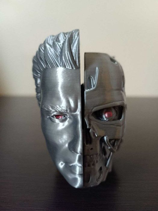 Głowa 3D TERMINATOR /  ARNIE Arnold Schwarzenegger