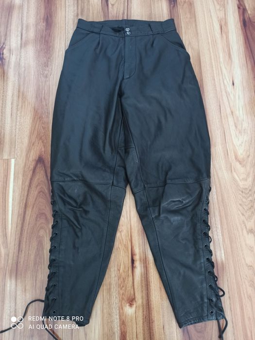 UVEX Spodnie skórzane do jazdy damskie rozmS/.M. OKAZJA!!!