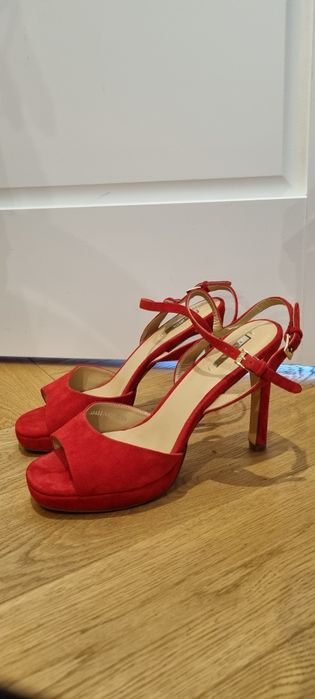 Sandały The Alba zamsz naturalny