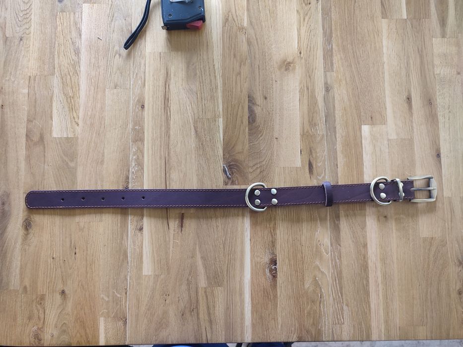 Obroża skórzana o długości 62 cm