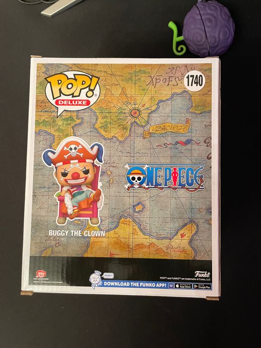 Фигурка Funko Pop 1740 Багги Клоун One Piece Buggy The Clown Deluxe
