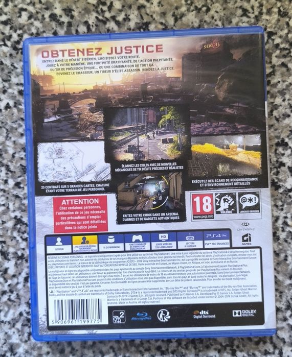 Sniper contracts PlayStation 4