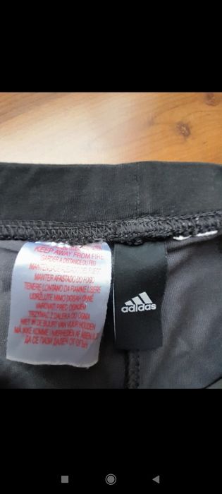 Szare leginsy sportowe Adidas M