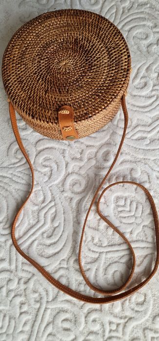 Сумка плетеная кросс-боди