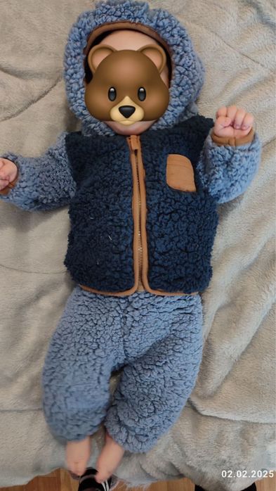 Теплий костюм для малюка 56 та 62