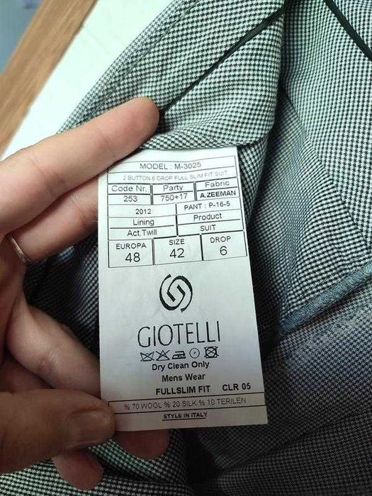 шерстяные брюки шерсть + шёлк от Giotelli / наш 46-48рр