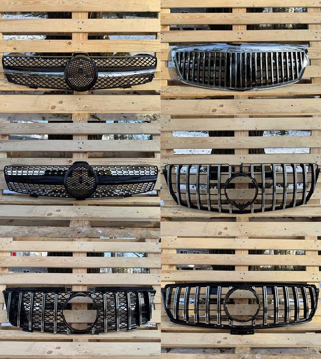 Решітка радіатора Mercedes-Benz | GLA GLB GLC GLK GLE GL GLS ML (M-Class) G-Class